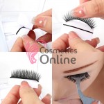 Banda dublu adeziva neagra pentru gene false tip banda BDA03, Set 10 perechi